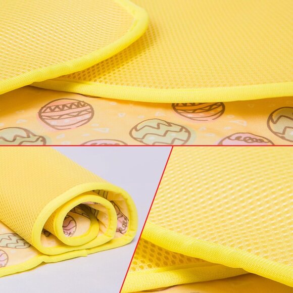 NACOCO Dog Cooling Mat Yellow Egg Washable Cooling Pad 38.5x 27.5 Easter NEW Cat - Picture 4 of 12